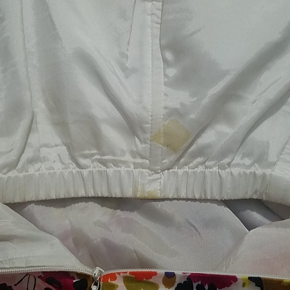 DONNA MORGAN STRAPLESS/BACKLESS METALLIC PROM DRESS W/CORSET TOP, SZ 8 - Picture 15 of 16